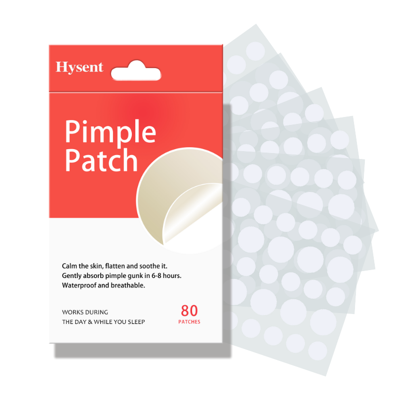 Adesivo hidrocolóide transparente para acne